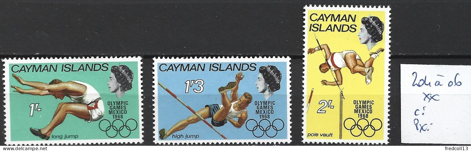 CAÏMANES 204 à 06 ** Côte 1.60 € - Cayman Islands