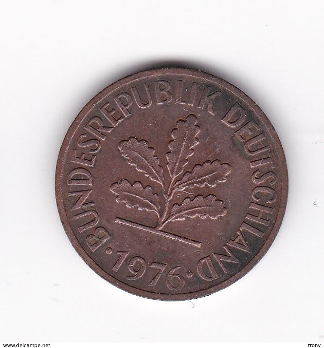 Une Pièce Monnaie  Allemagne  2  Pfennig  Année 1976  Frappe  F - 2 Pfennig