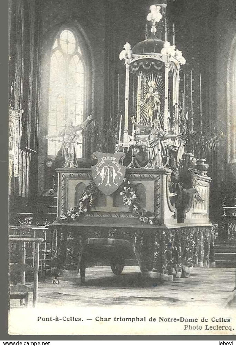 PONT-A-CELLES « Char Triomphal De Notre-Dame De Celles» - Photo Leclercq - Pont-a-Celles