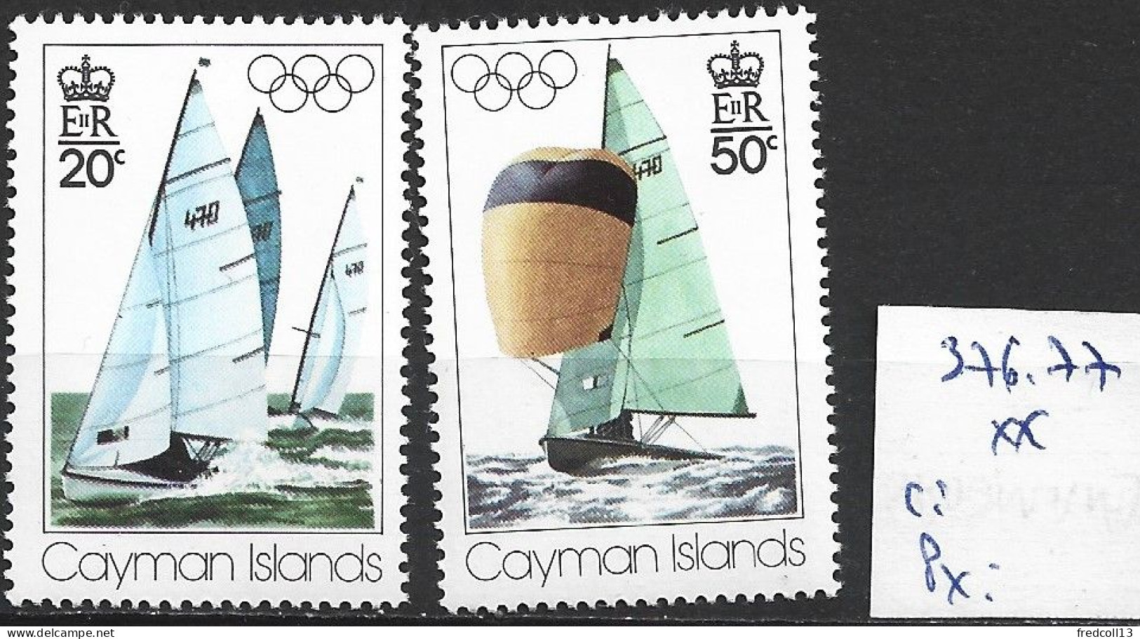 CAÏMANES 376-77 ** Côte 2.50 € - Cayman Islands