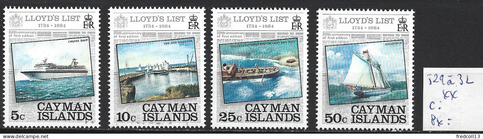 CAÏMANES 529 à 32 ** Côte 6 € - Cayman Islands