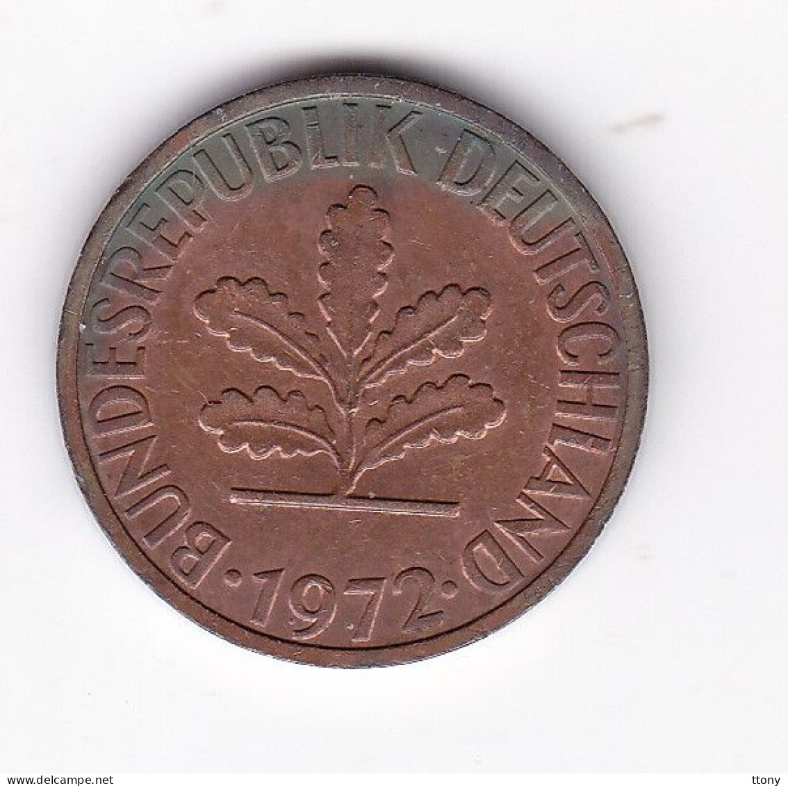 Une Pièce Monnaie  Allemagne  2  Pfennig  Année 1976   Frappe  G - 2 Pfennig