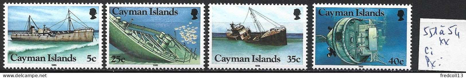 CAÏMANES 551 à 54 ** Côte 15 € - Cayman Islands