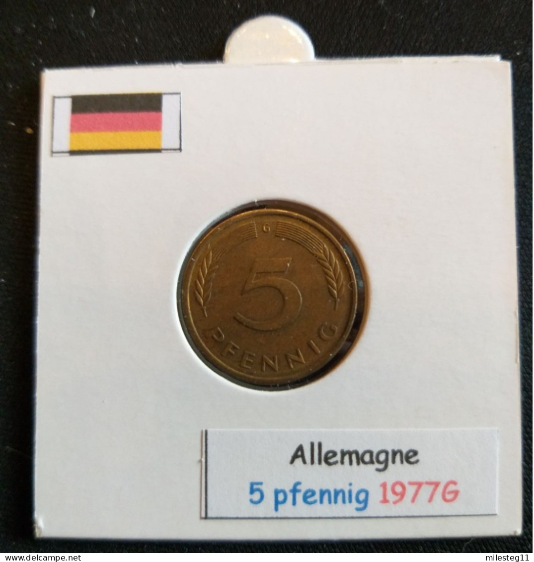 Allemagne 5 Pfennig 1977G - 5 Pfennig