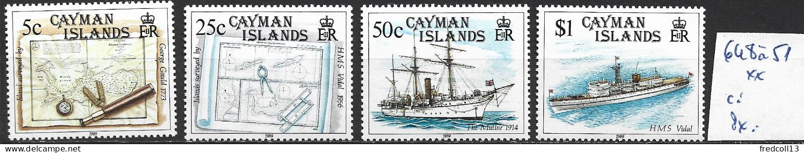 CAÏMANES 648 à 51 ** Côte 20 € - Cayman Islands