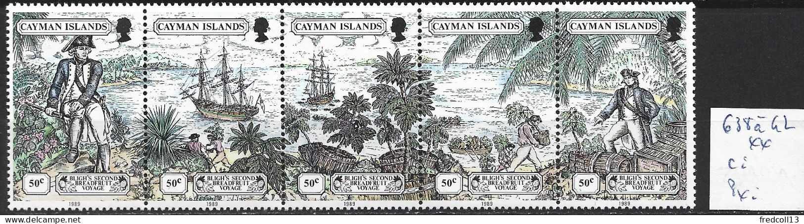 CAÏMANES 638 à 42 ** Côte 30 € - Cayman Islands