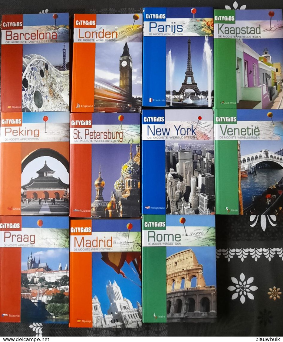 11x Citygids De Mooiste Wereldsteden - Sachbücher