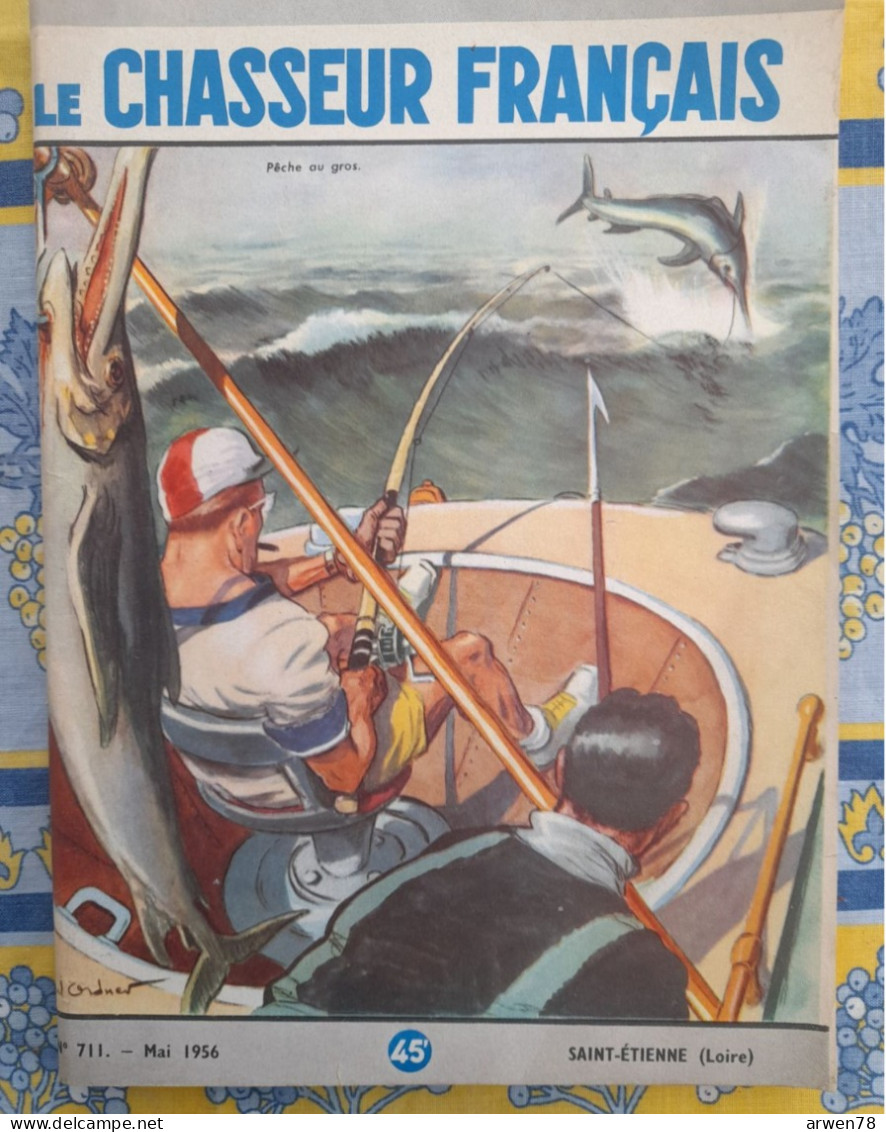 LE CHASSEUR FRANCAIS Mai 1956 Peche Au Gros PAUL ORDNER Velo Scooter Moto Velomoteur - Caccia & Pesca