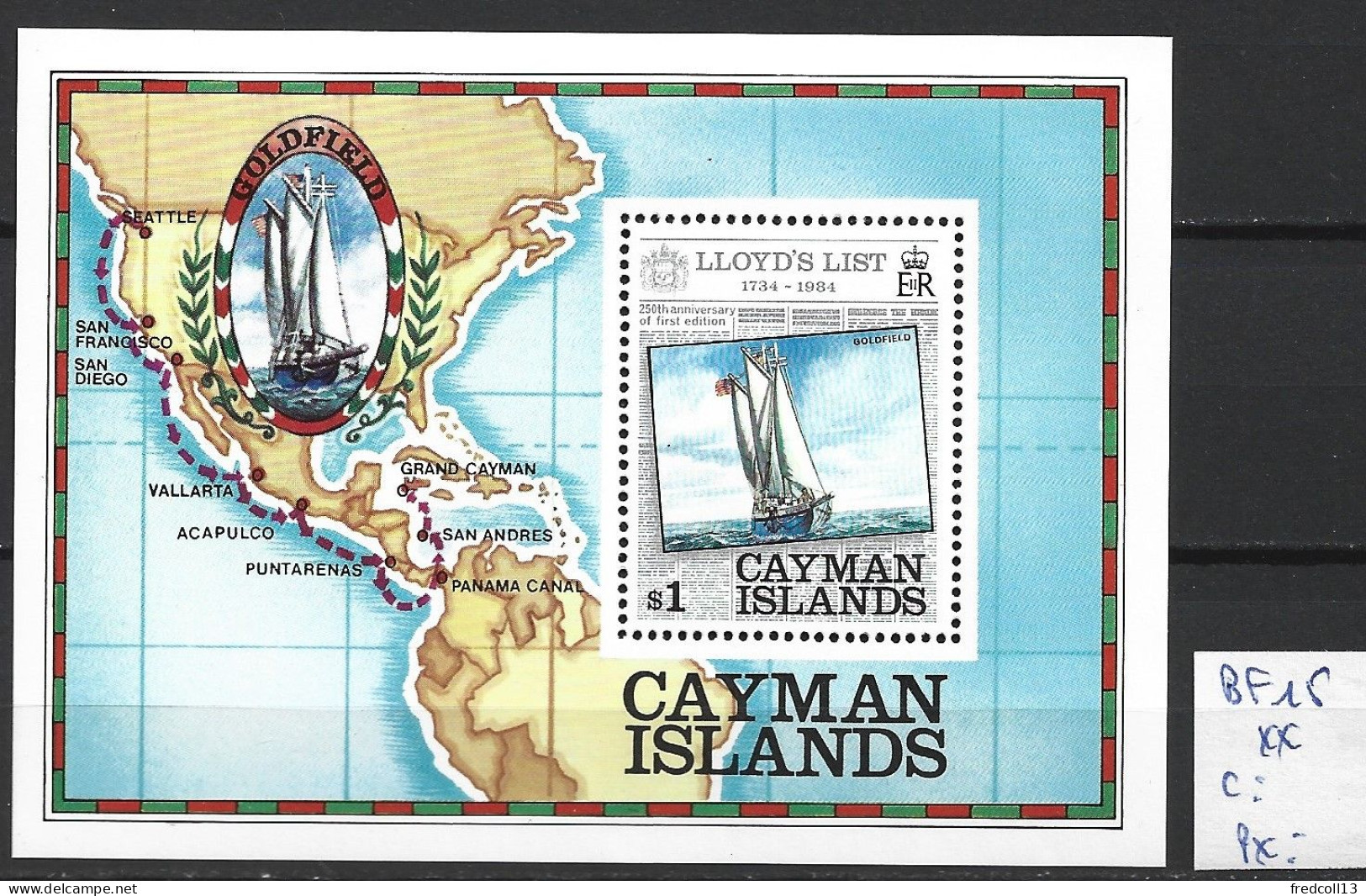 CAÏMANES BF 15 ** Côte 7 € - Cayman Islands