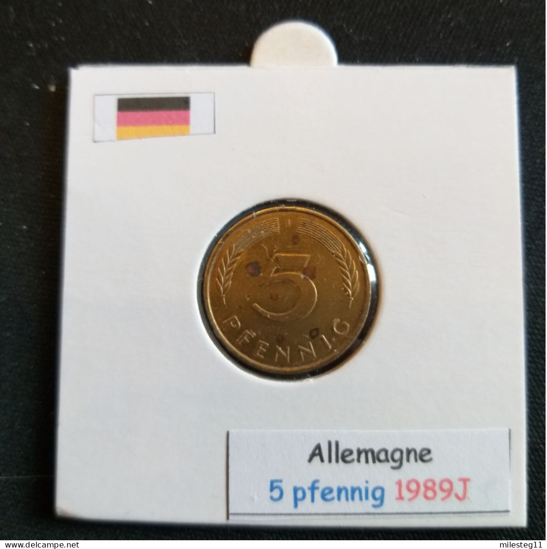 Allemagne 5 Pfennig 1989J - 5 Pfennig