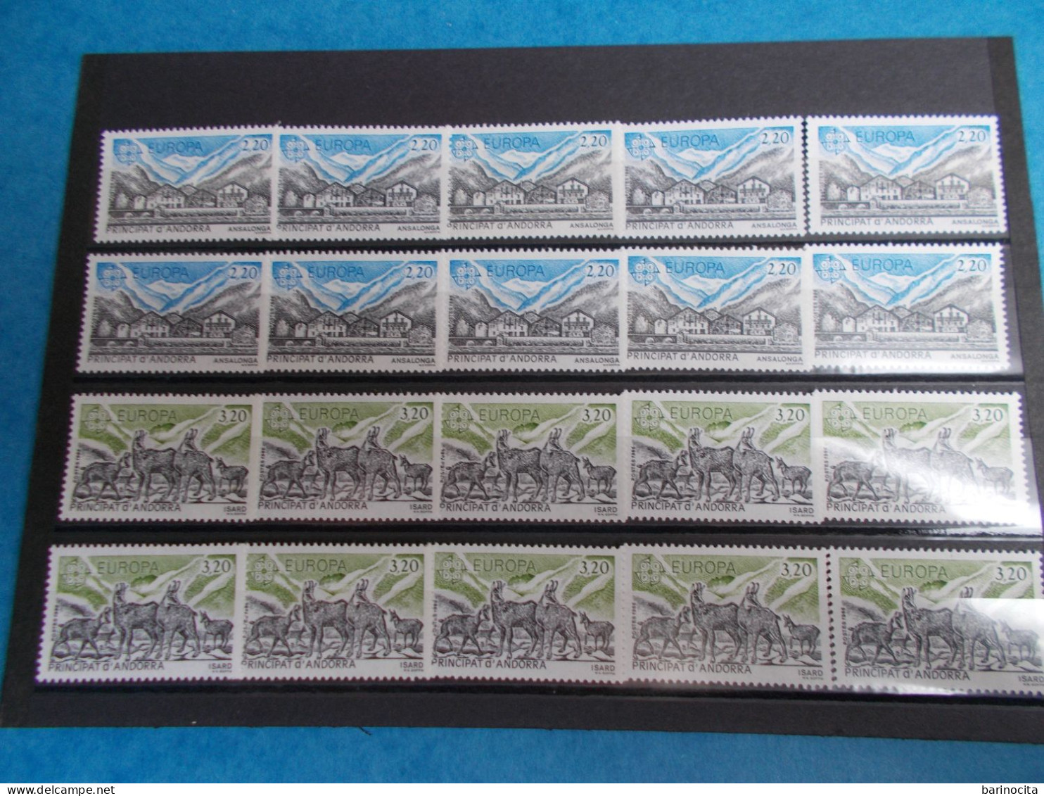 ANDORRE FRANCE    -  CEPT   N° 348 /349  En Lot De 10 Series    Année 1986  Neuf XX ( Voir Photo ) - 1986