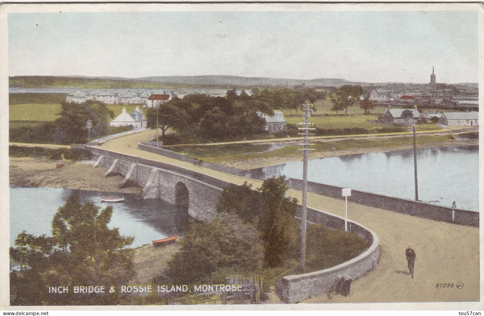 MONTROSE - SCOTTLAND - UNITED KINGDOM - COLORED POSTCARD - INCH BRIDGE & ROSSIE ISLAND. - Angus