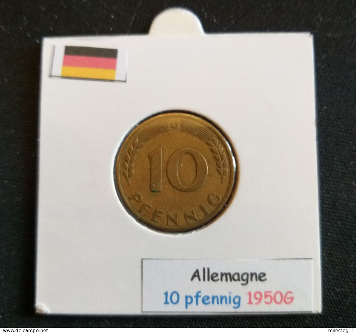 Allemagne 10 Pfennig 1950G - 10 Pfennig