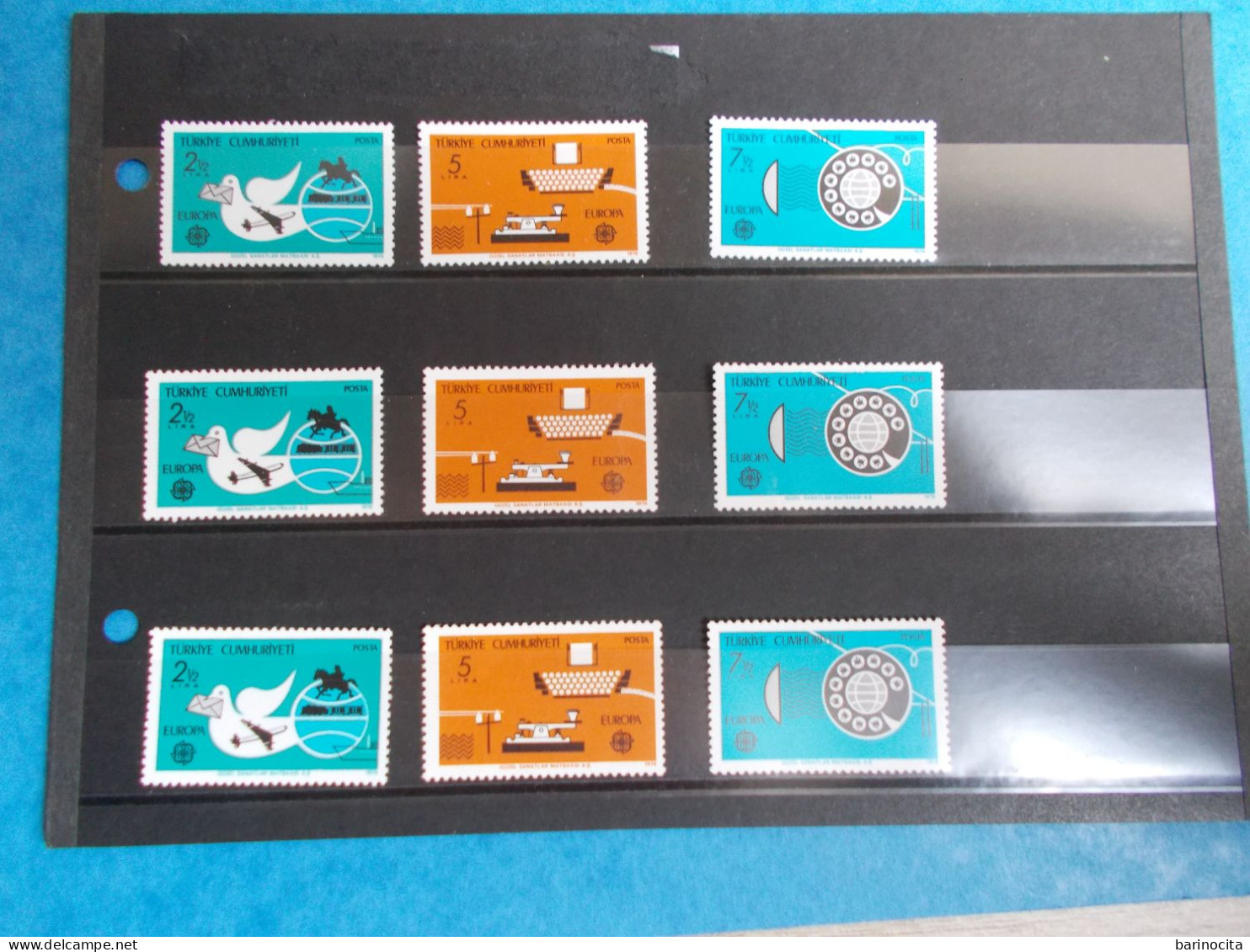 TURQUIE   -  CEPT   N° 2246 / 2248   En Lot De 3 Series  Année 1979   Neuf XX ( Voir Photo ) - 1979