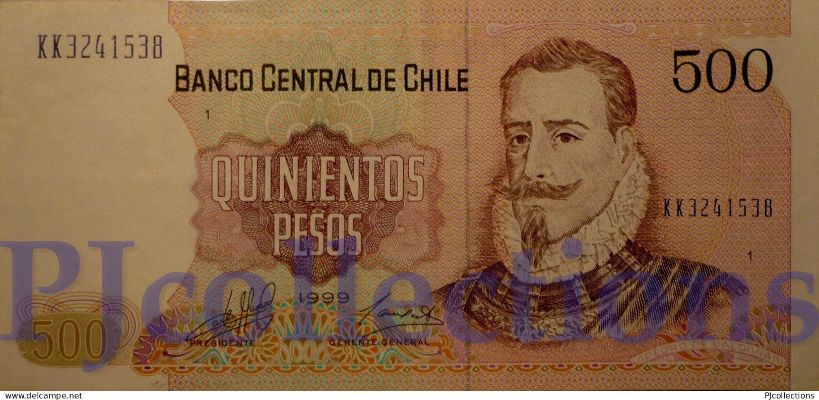 CHILE 500 PESOS 1999 PICK 153e XF - Chili