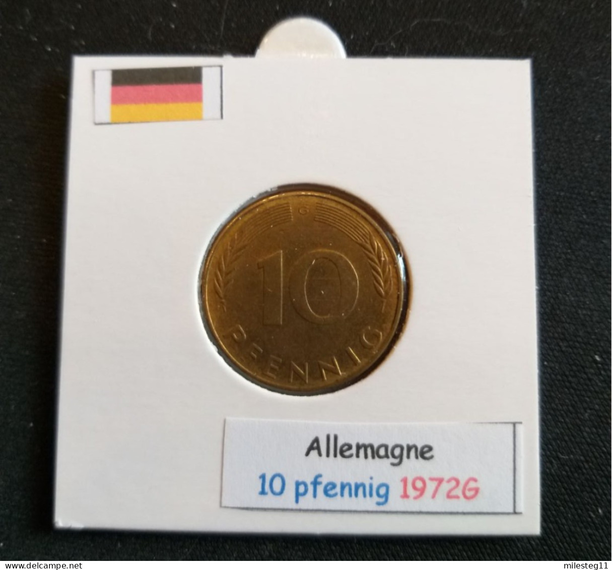 Allemagne 10 Pfennig 1972G - 10 Pfennig