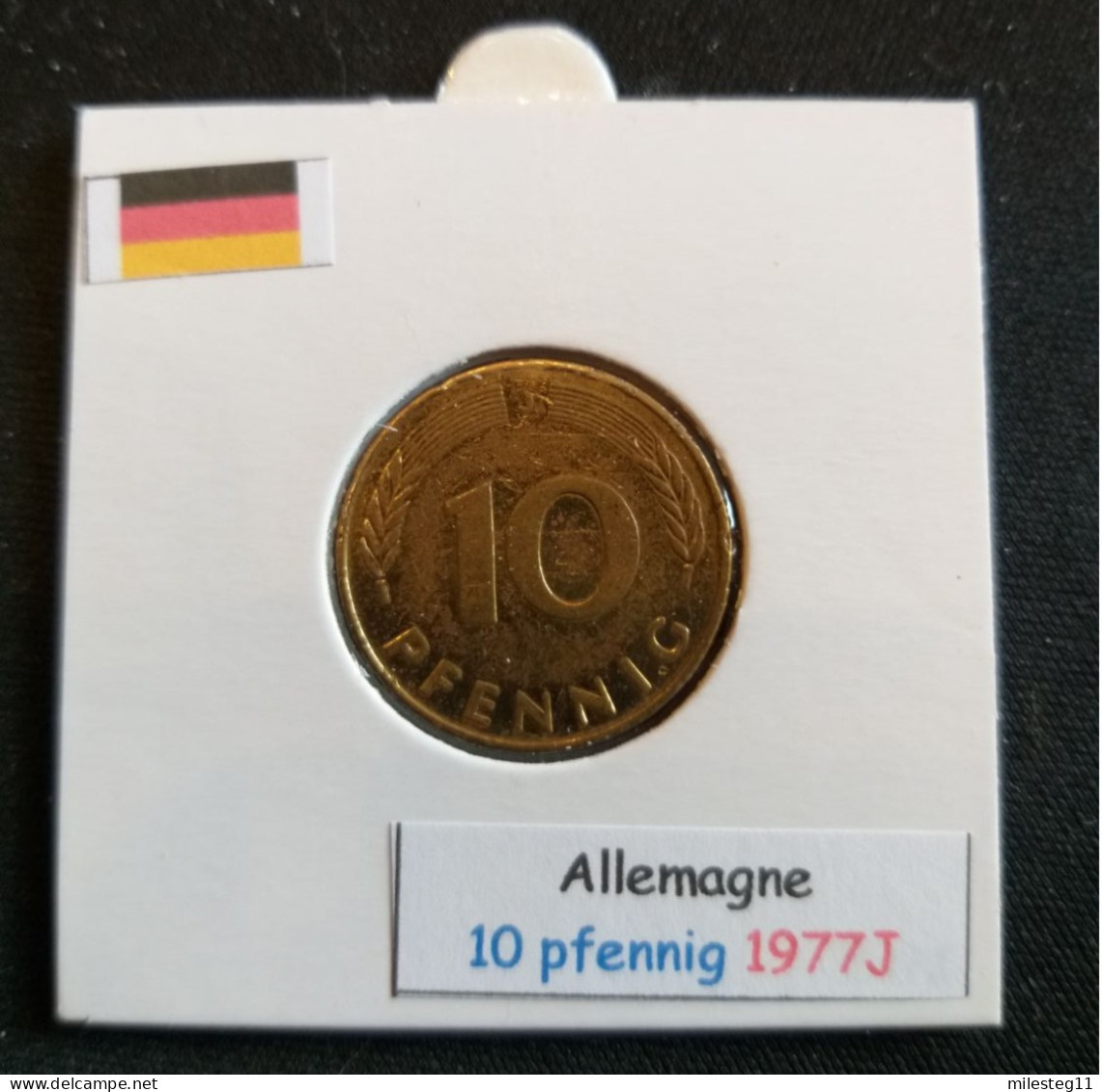 Allemagne 10 Pfennig 1977J - 10 Pfennig