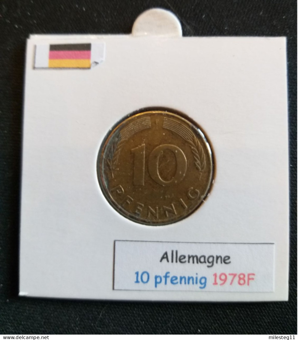 Allemagne 10 Pfennig 1978F - 10 Pfennig