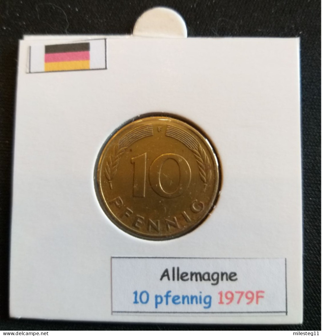 Allemagne 10 Pfennig 1979F - 10 Pfennig