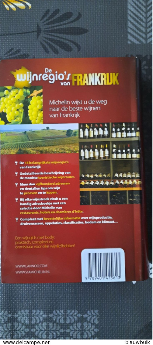 Michelin : De wijnregio's van Frankrijk