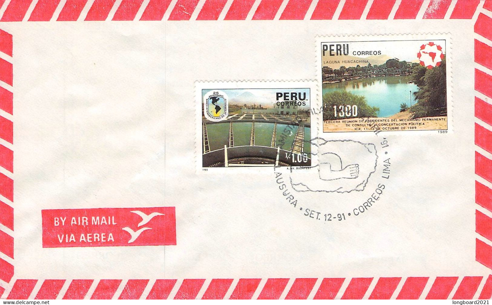 PERÚ - 3 DIFF. COVERS 1987-1991 /689 - Perù