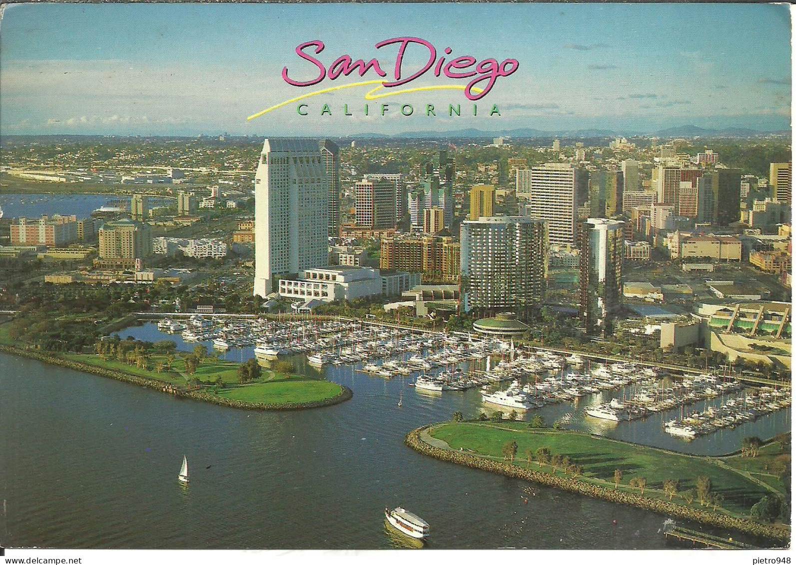 San Diego (California, USA) Aerial View Of San Diego Bay, Veduta Aerea, Vue Aerienne - San Diego
