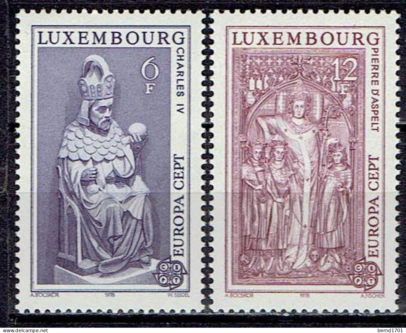 Luxemburg - Mi-Nr 967/968 Ungebraucht / MNH ** (U604) - 1978