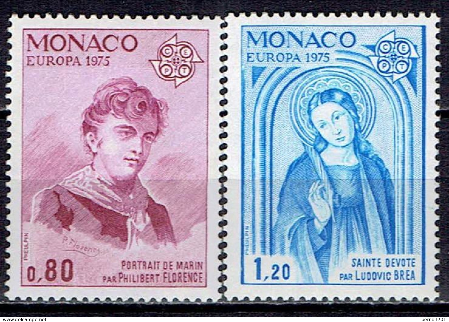 Monaco - Mi-Nr 1167/1168 Ungebraucht / MNH ** (U605) - 1975