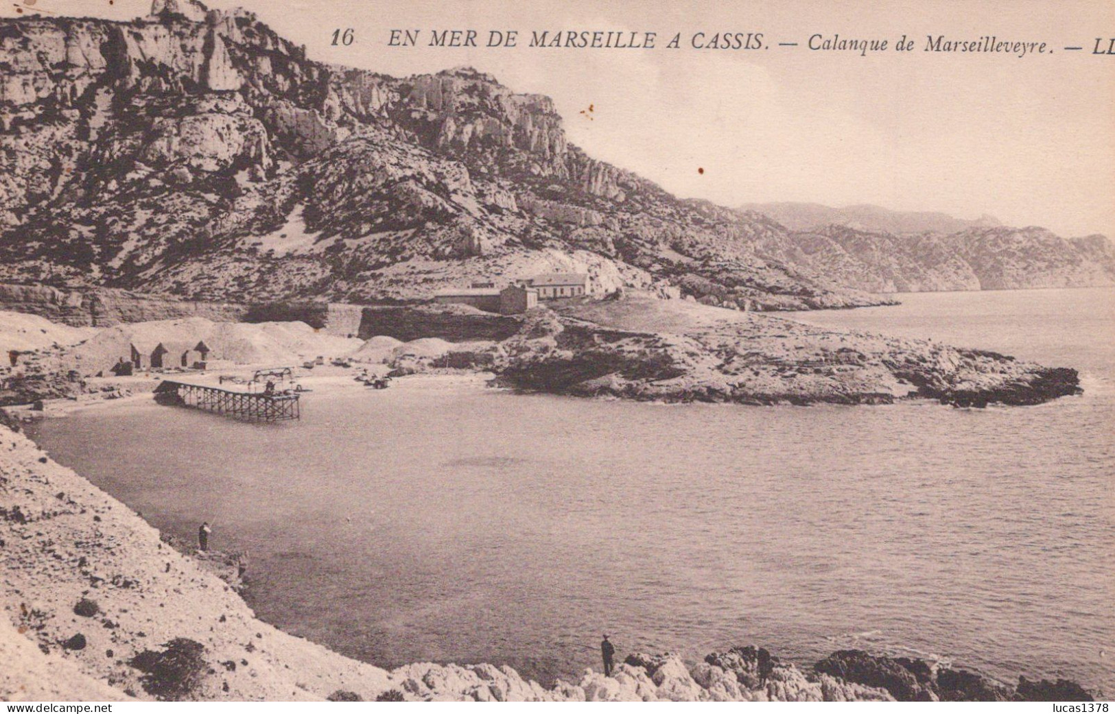 13 / EN MER DE MARSEILLE A CASSIS /  CALANQUE DE MARSEILLEVEYRE - Quartiers Sud, Mazargues, Bonneveine, Pointe Rouge, Calanques
