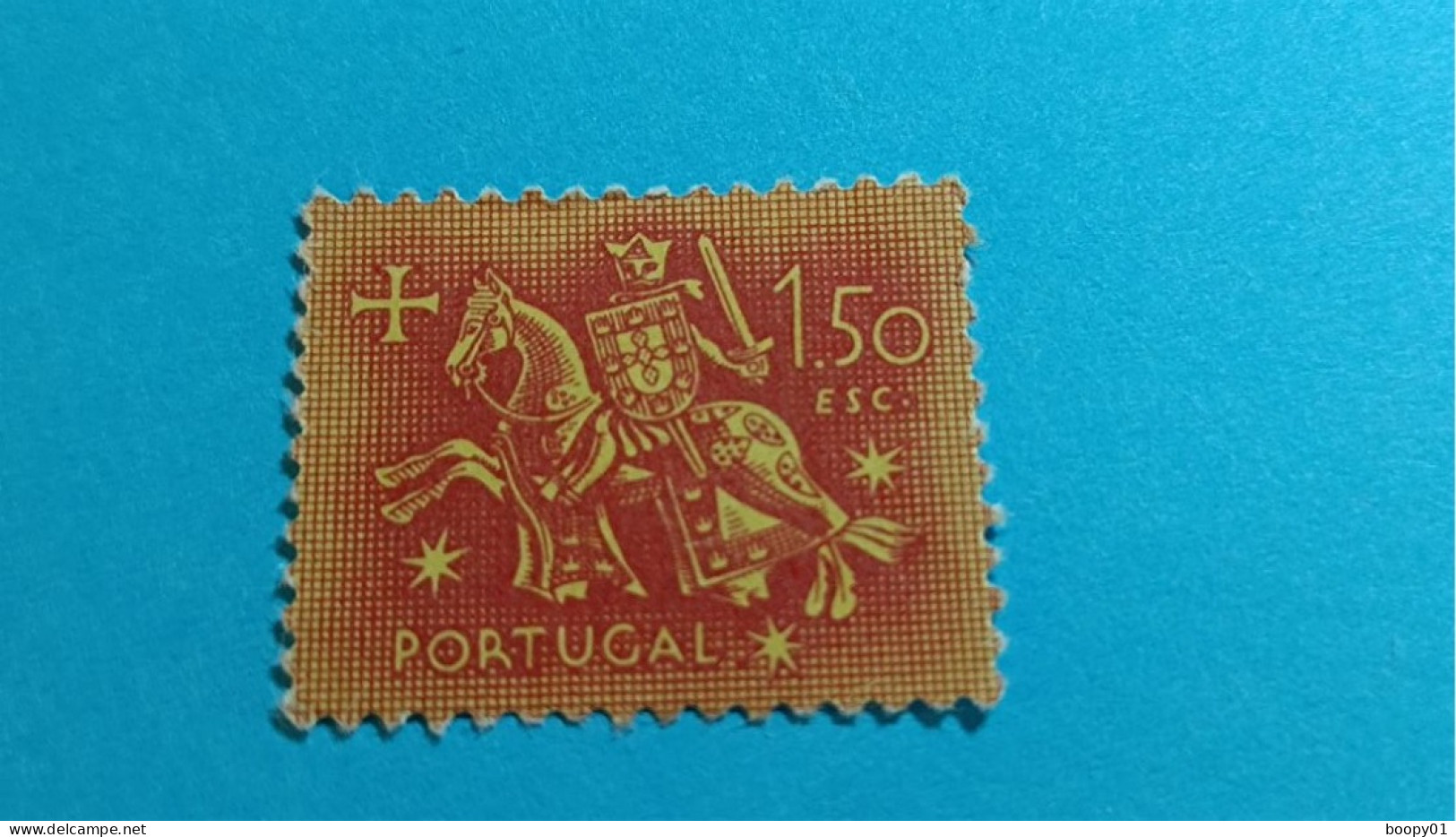 PORTUGAL - Timbre 1953 : Sceau équestre De Denis 1er De Portugal (Dinis Ou Diniz) - 1.50 Escudo - Nuevos