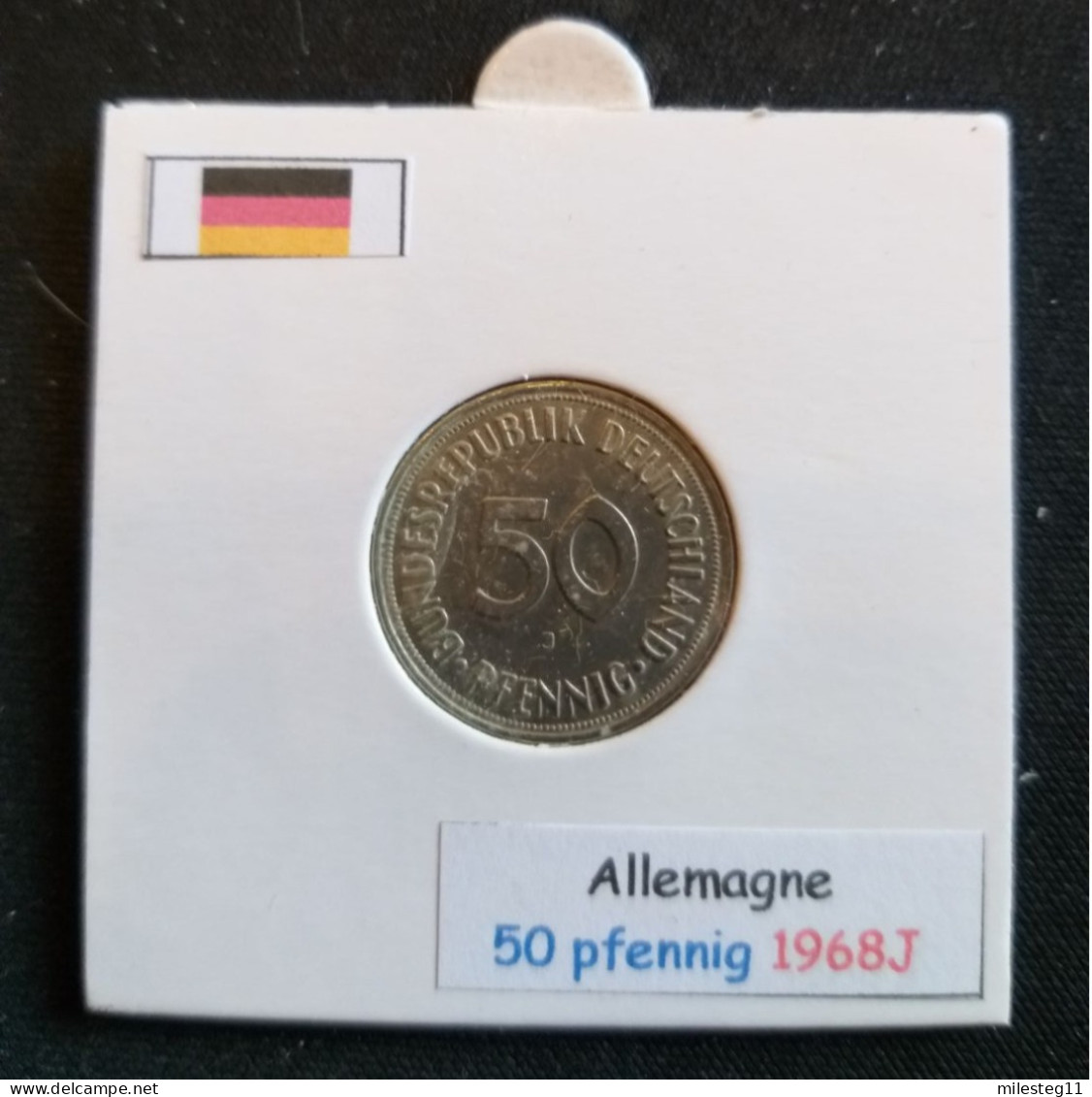 Allemagne 50 Pfennig 1968J - 50 Pfennig