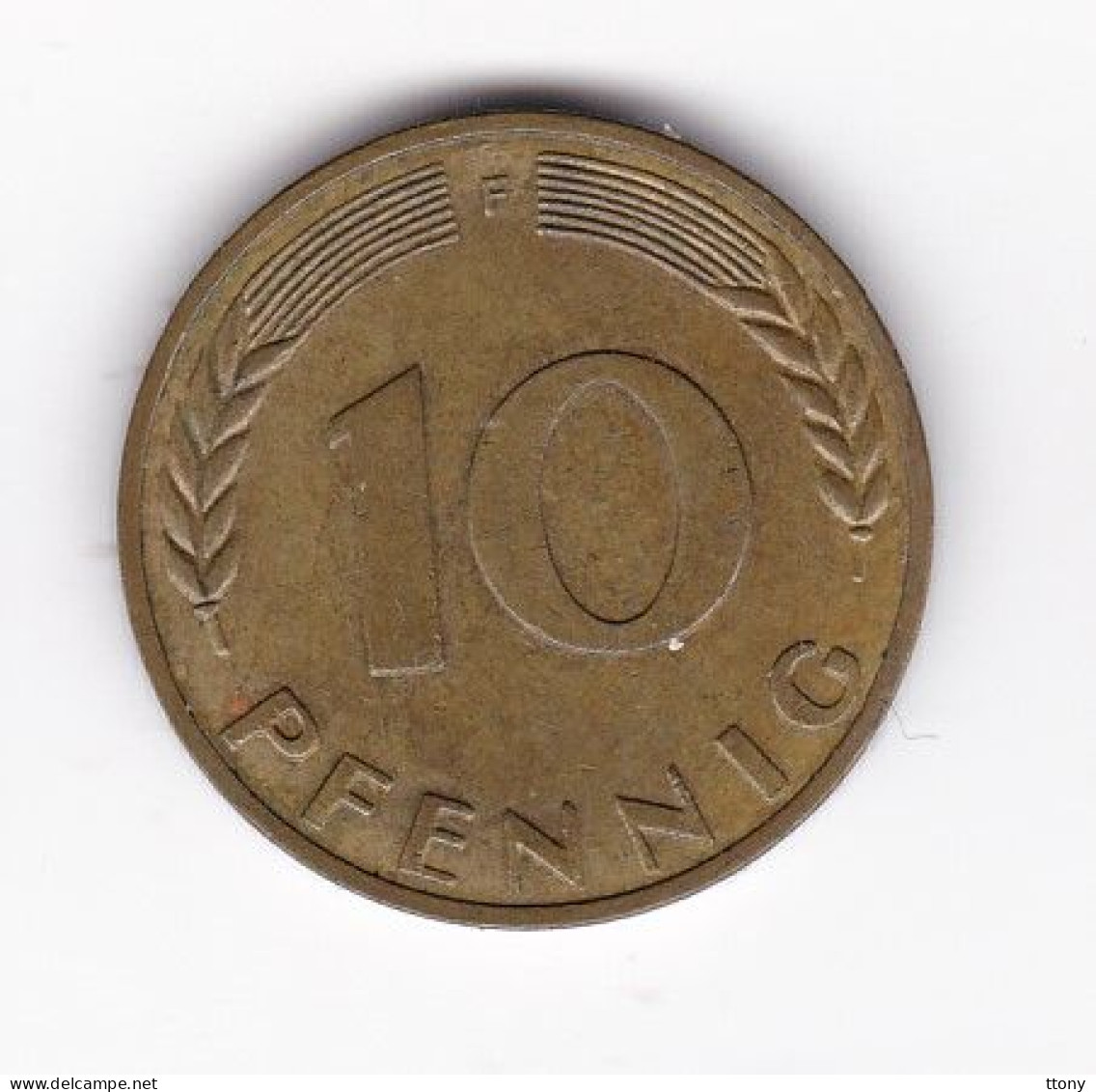 Une Pièce Monnaie  Allemagne   Deutschland   Germany  10 Pfennig  Année 1970  Frappe F  ( Plusieurs Annonces ) - 10 Pfennig