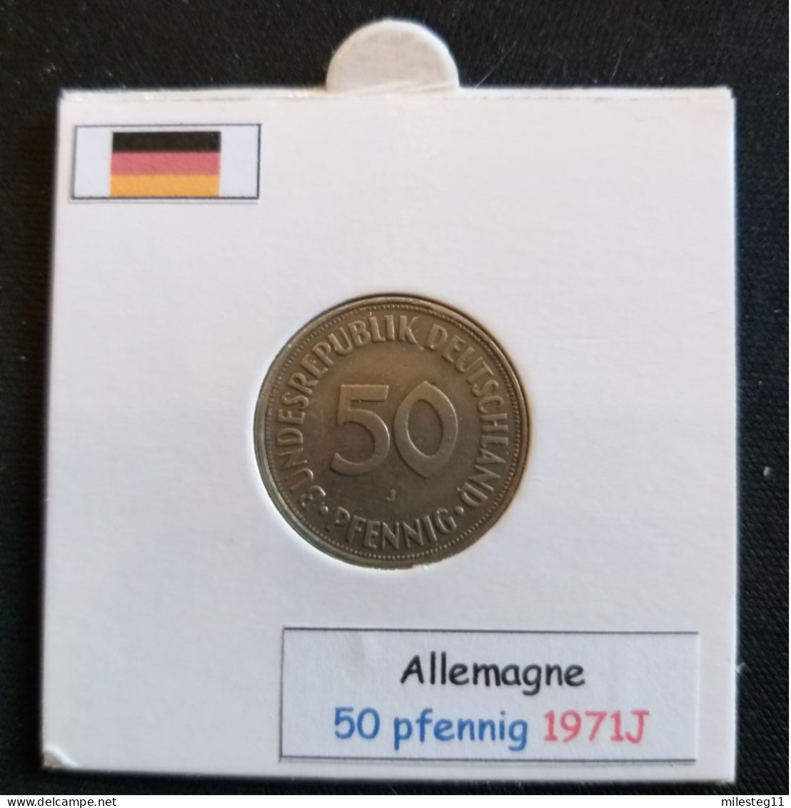 Allemagne 50 Pfennig 1971J - 50 Pfennig