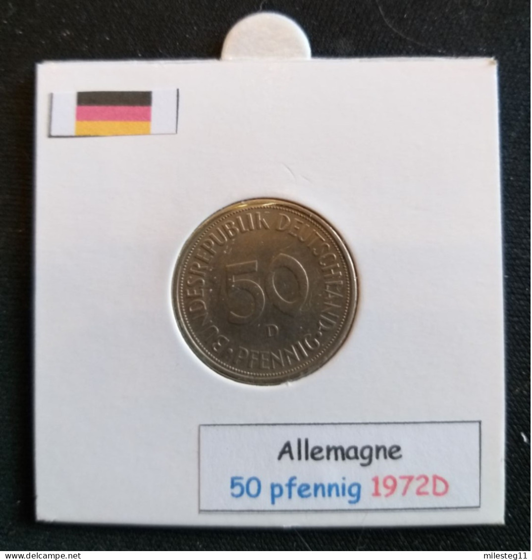 Allemagne 50 Pfennig 1972D - 50 Pfennig