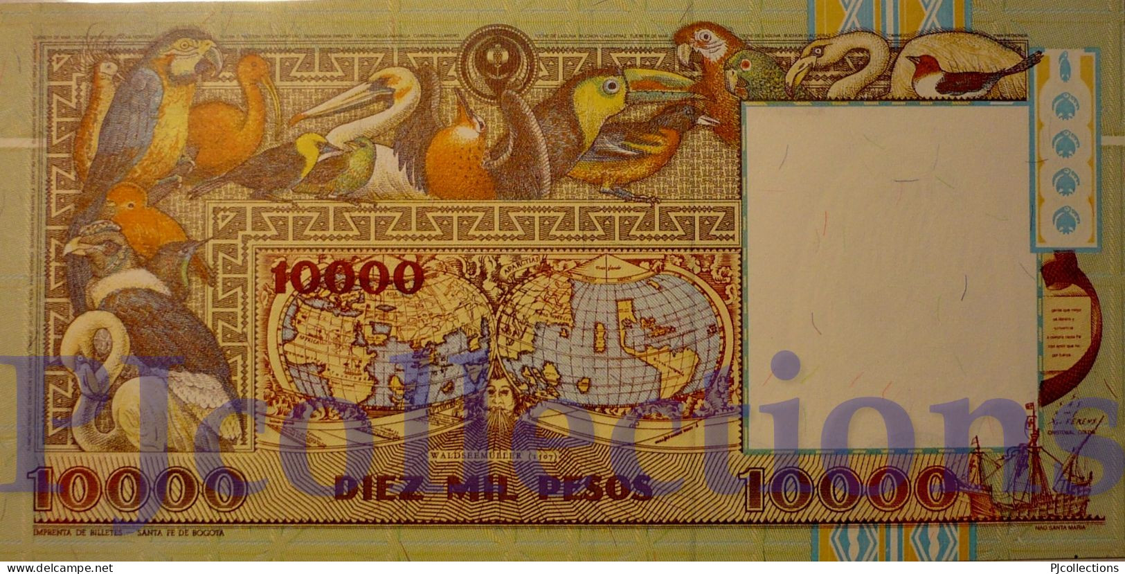 COLOMBIA 10000 PESOS ORO 1994 PICK 437A UNC - Colombie