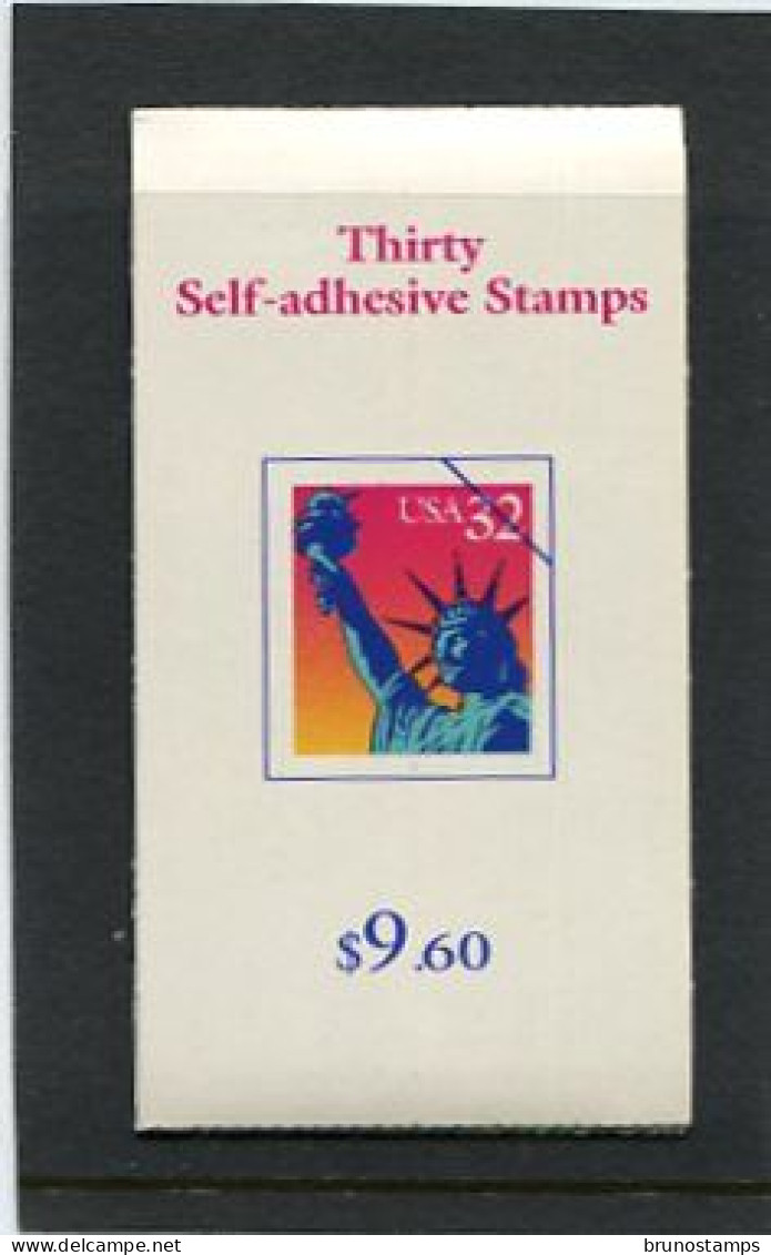 UNITED STATES/USA - 1997  9.60  LIBERTY  SELF ADHESIVE BOOKLET  MINT NH - 1981-...