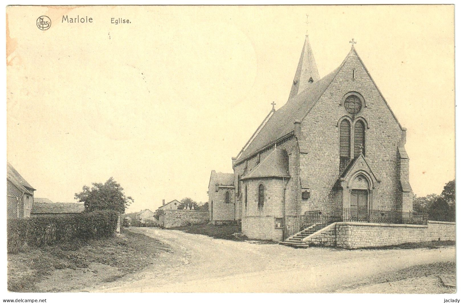 Marloie -- Eglise.    (2 Scans) - Marche-en-Famenne