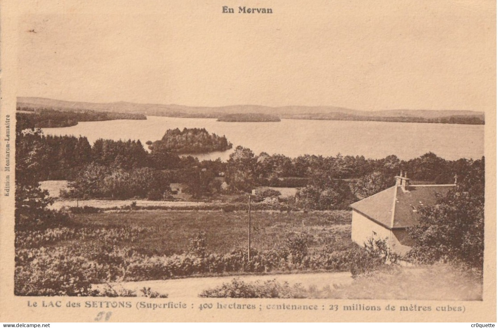 # 58230 MONTSAUCHE LES SETTONS  / LAC Vers 1935 - Montsauche Les Settons