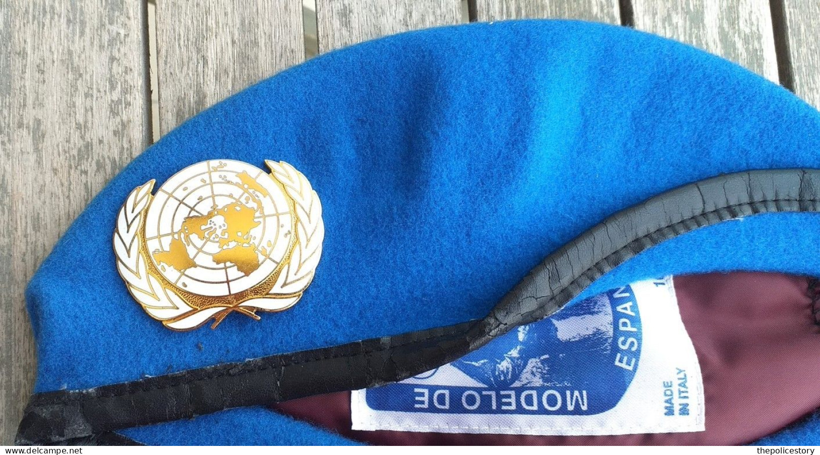 Basco Italiano UN - United Nations - ONU Originale Mai Usato Originale Raro Tg 62 XL - Helme & Hauben