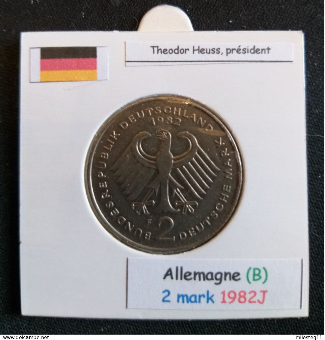 Allemagne 2 Mark 1982J Position B - 2 Marchi