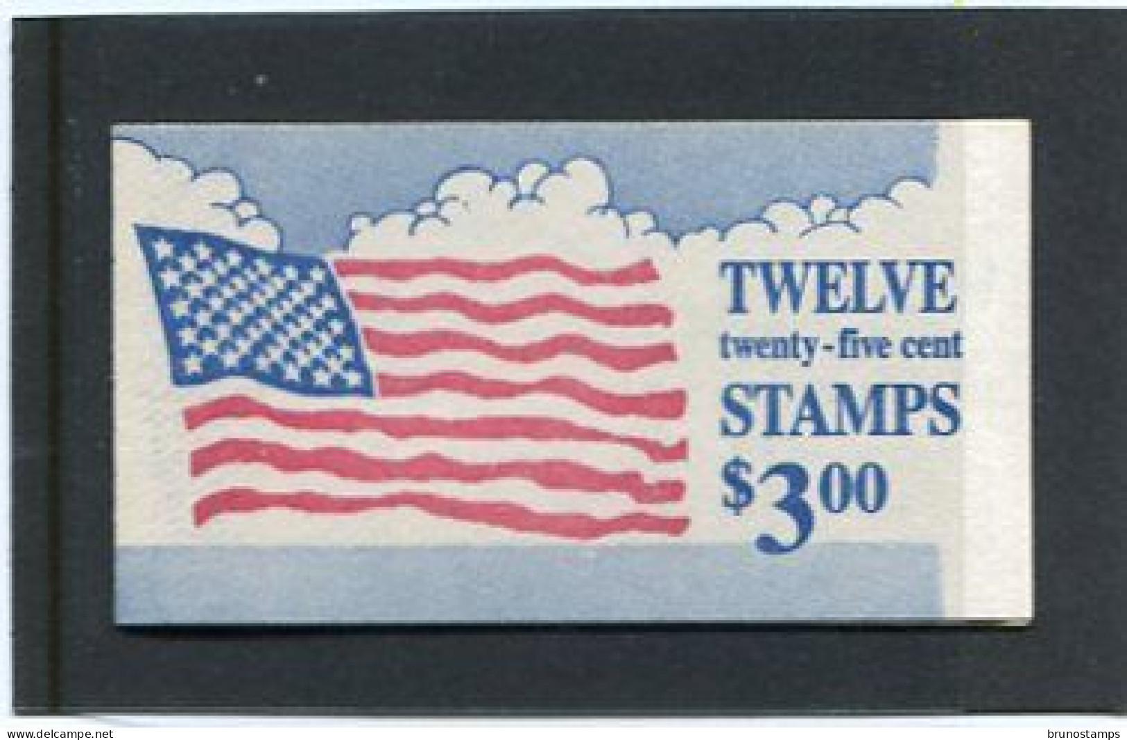 UNITED STATES/USA - 1988  3$  FLAG & CLOUDS  BOOKLET  MINT NH - 3. 1981-...