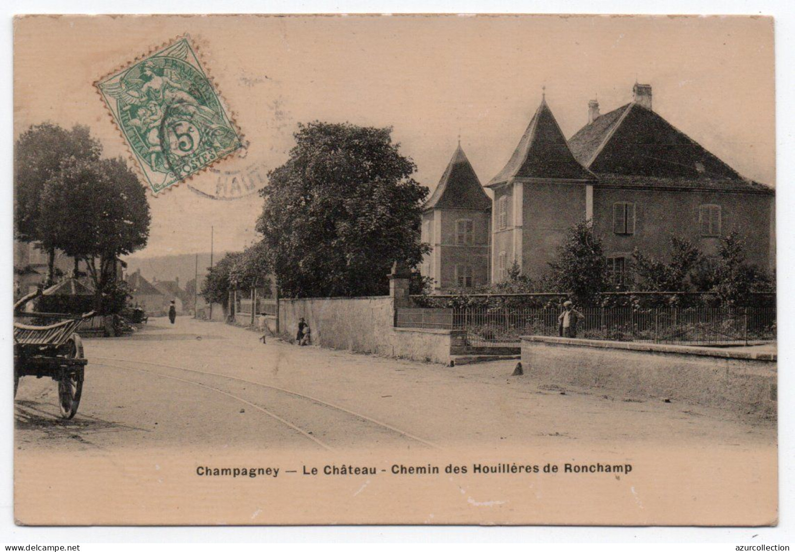 Sous Les Chênes. Le Château. Chemin Des Houillères De Rondchamp - Champagney
