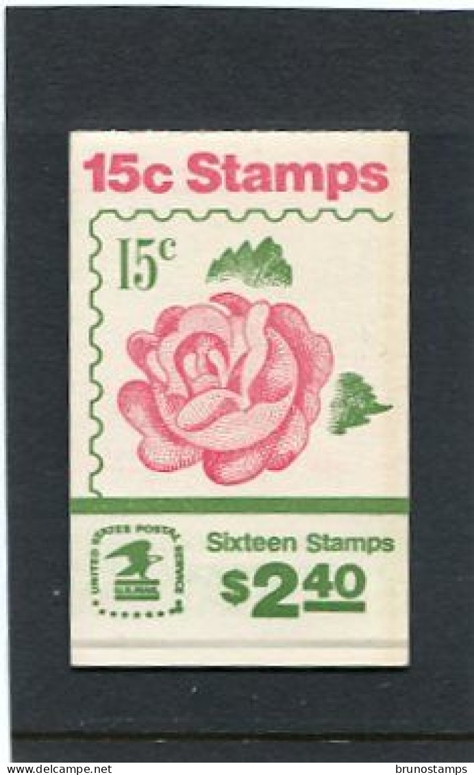 UNITED STATES/USA - 1978  2.40  ROSE  BOOKLET  MINT NH - 2. 1941-80