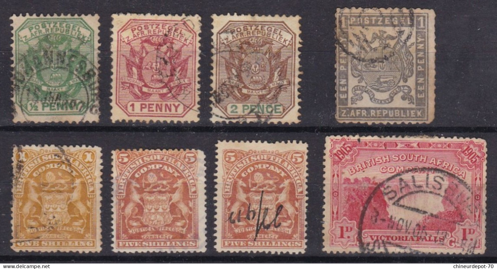 Afrique Du Sud British South Africa Company Colonie Colony - Used Stamps