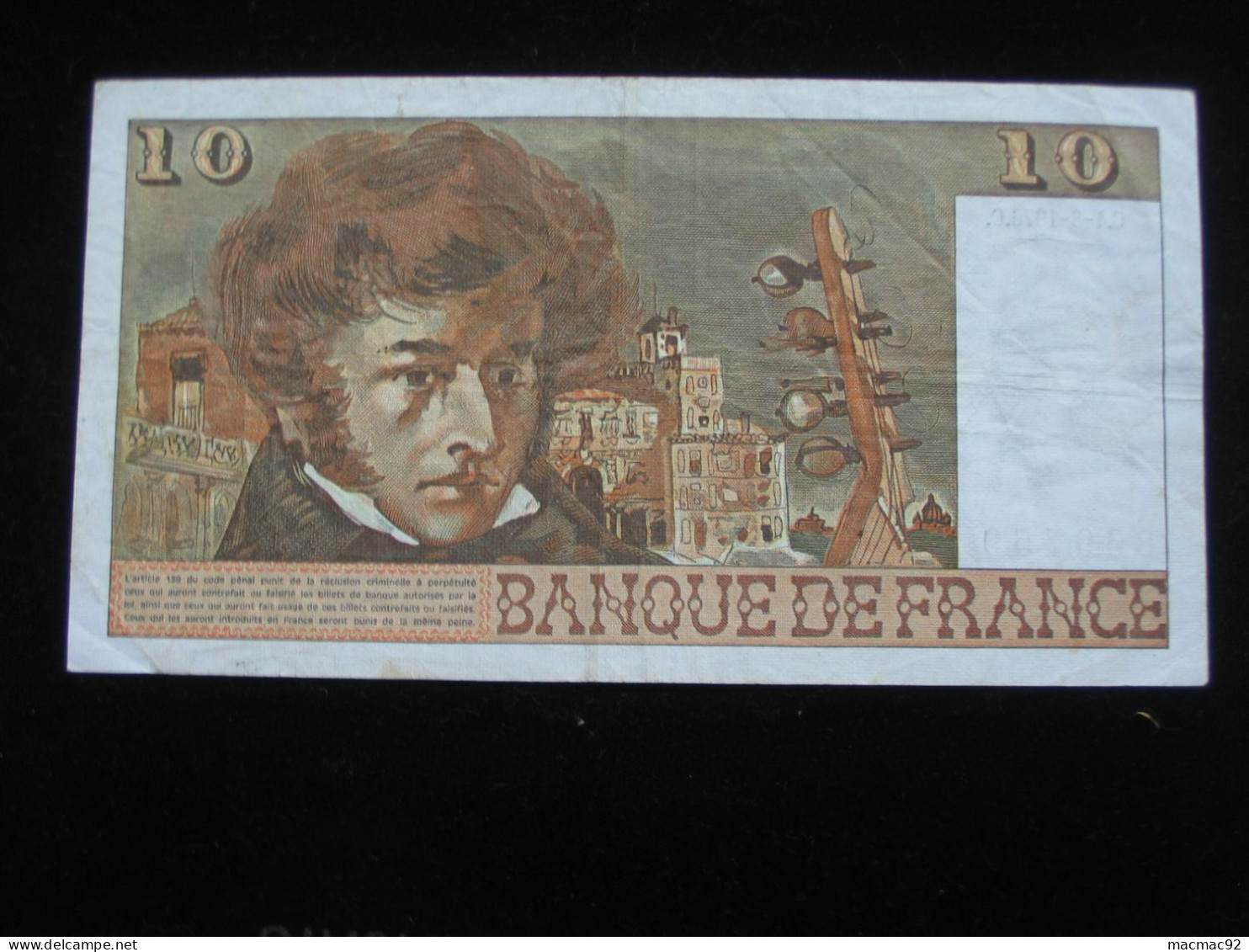 10 Dix Francs BERLIOZ 4-3-1978   **** EN ACHAT IMMÉDIAT  **** - 10 F 1972-1978 ''Berlioz''