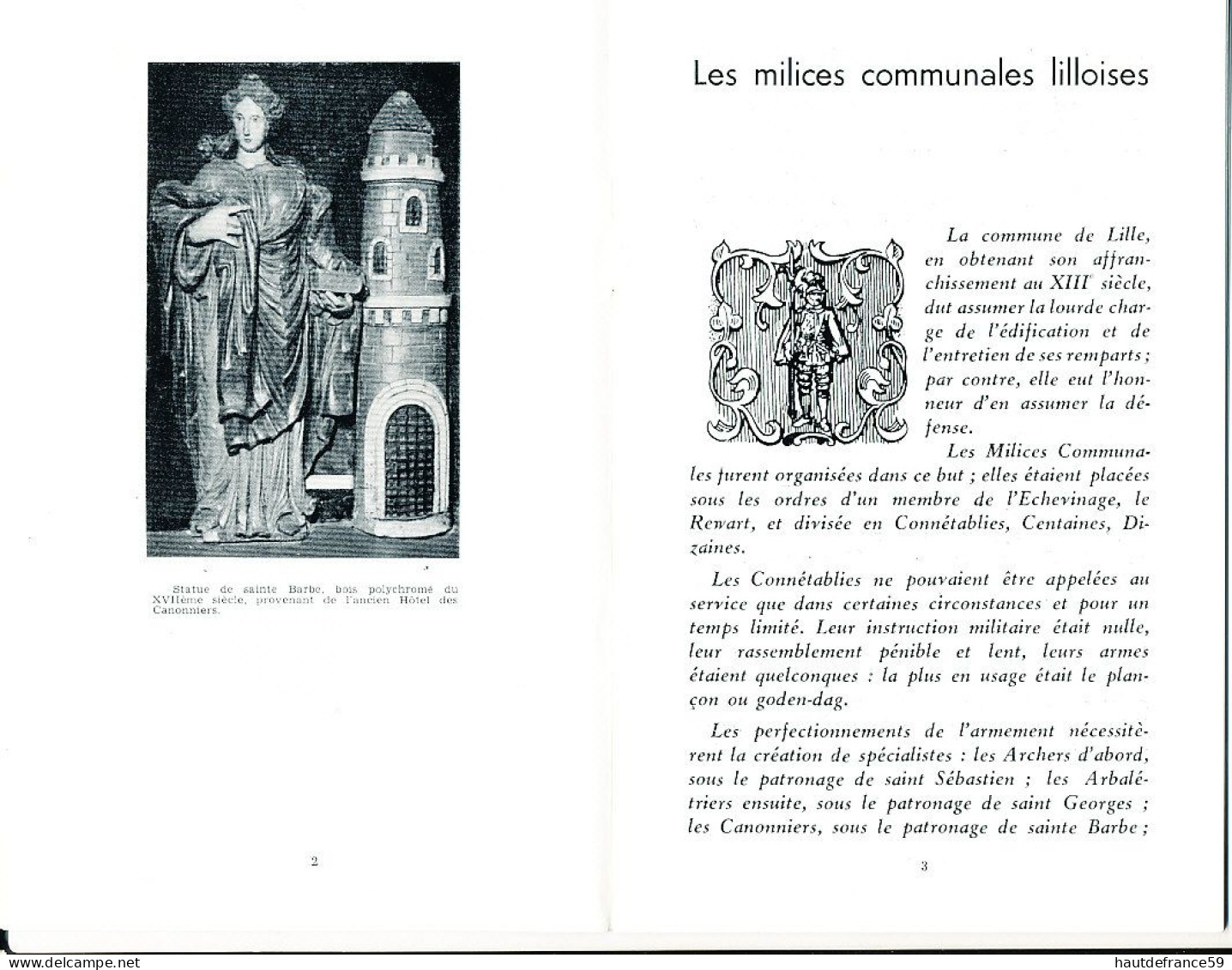 Monographie Histoire Du Bataillon Des Canonniers Sédentaires De LILLE 1483 1804 - Picardie - Nord-Pas-de-Calais