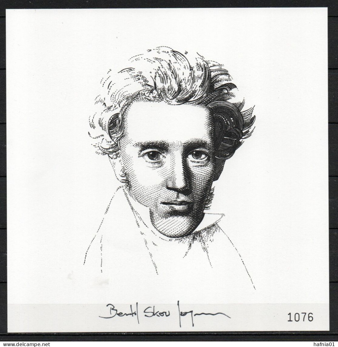 Bertil Skov Jørgensen. Denmark 2013. 200 Anniv Søren Kierkegaard.Signed. LIMITED EDITION. - Ensayos & Reimpresiones