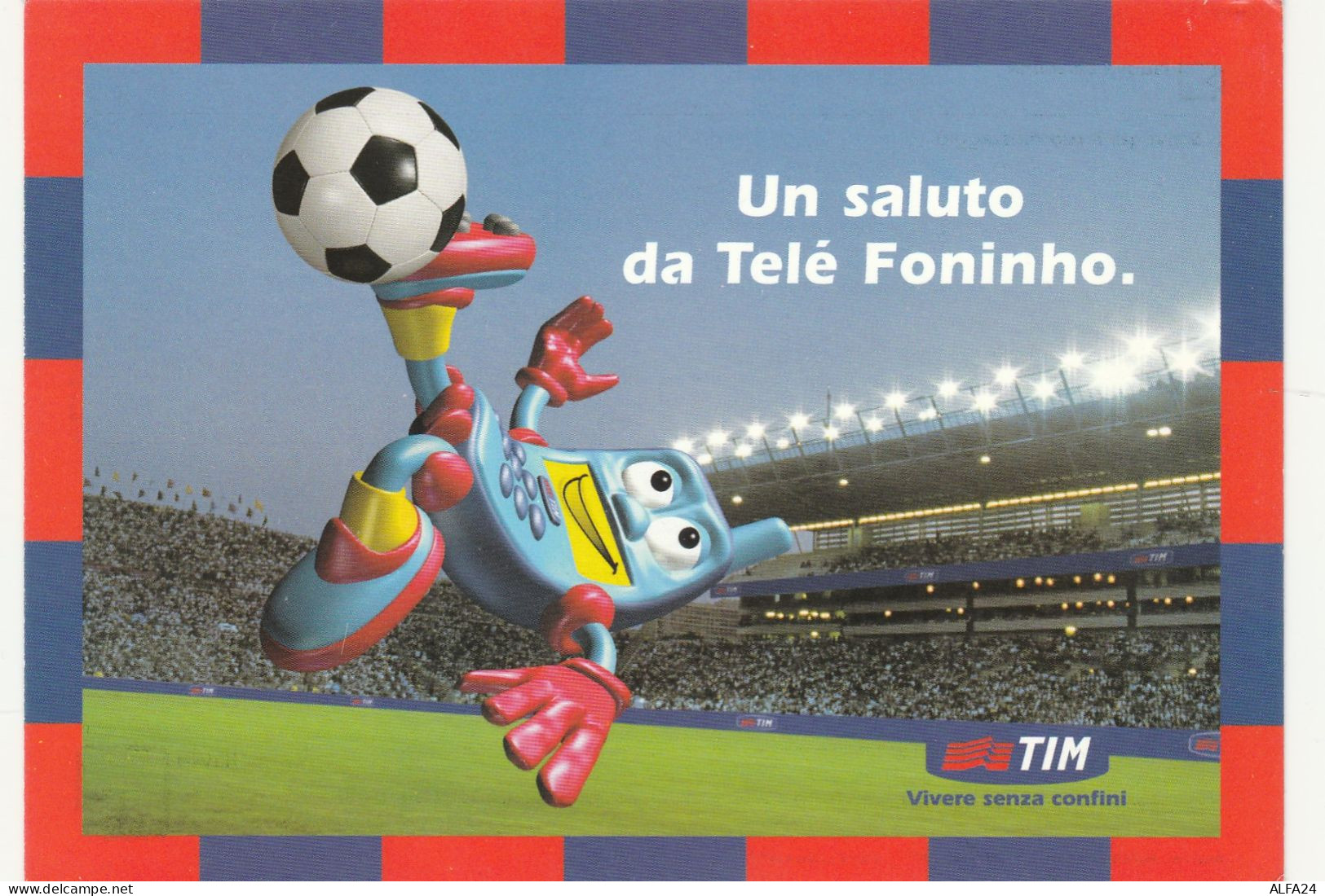 CARTOLINA TIM UN SALUTO DA TELE FONINHO (BV750 - [3] Erreurs & Variétées