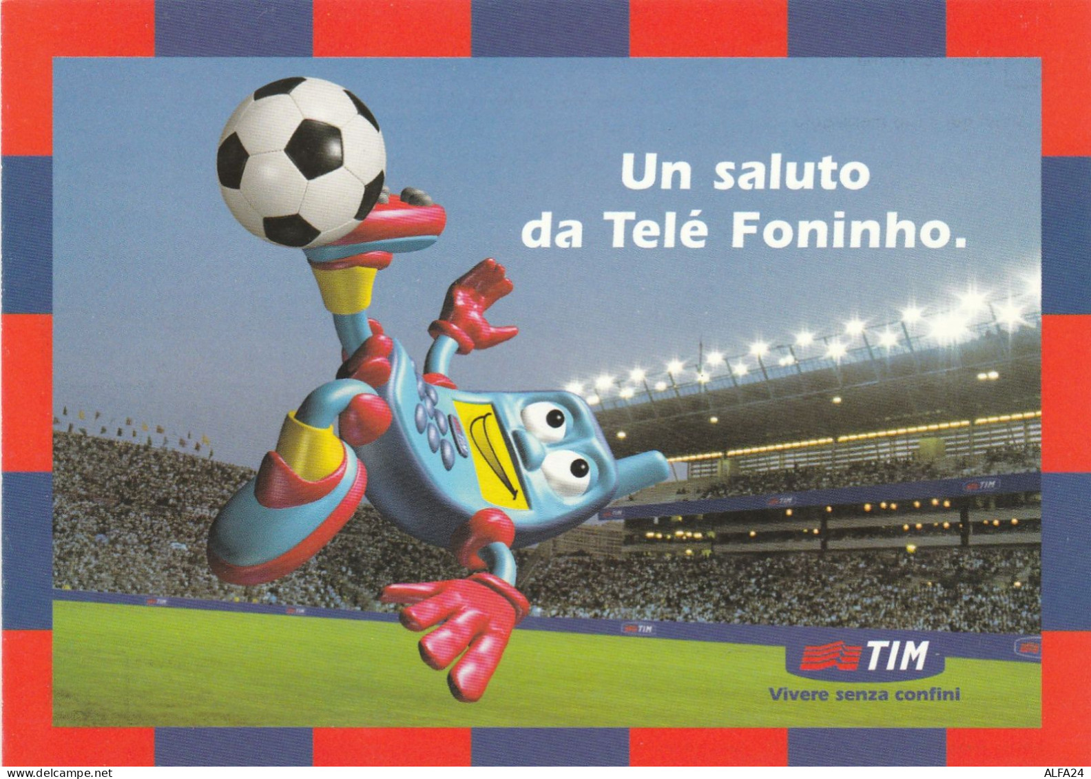 CARTOLINA TIM UN SALUTO DA TELE FONINHO (BV751 - Errori & Varietà