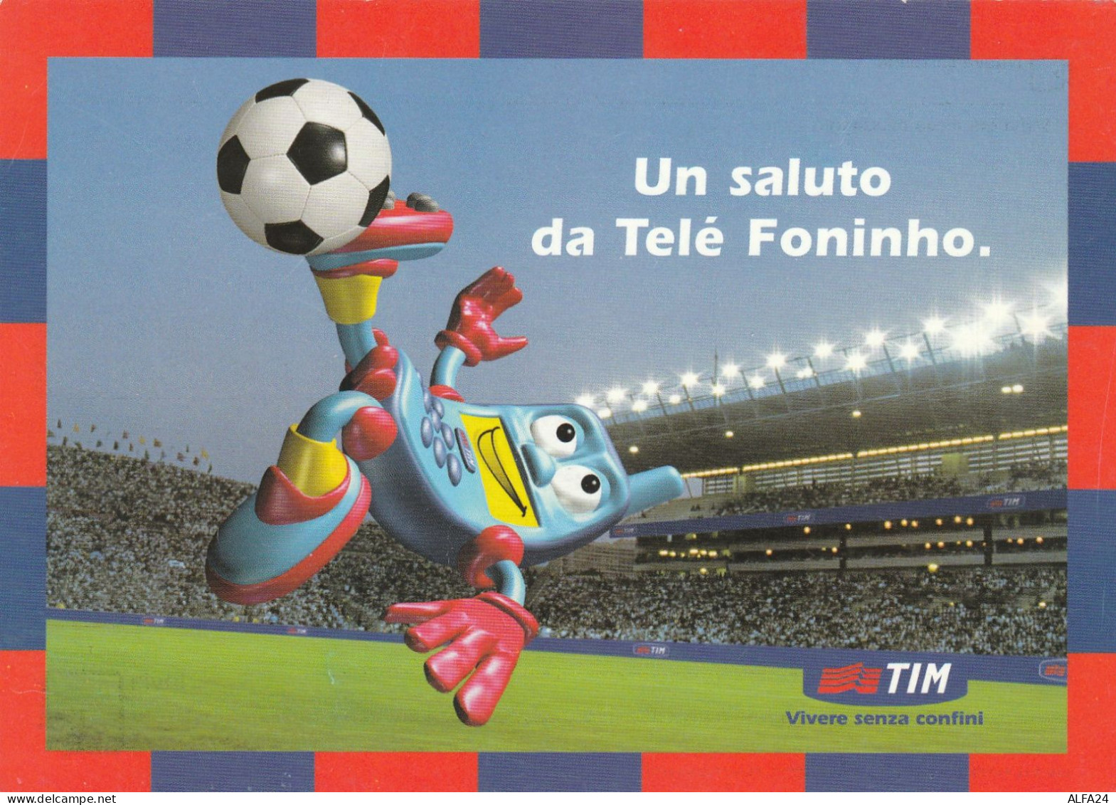 CARTOLINA TIM UN SALUTO DA TELE FONINHO (BV748 - [3] Erreurs & Variétées